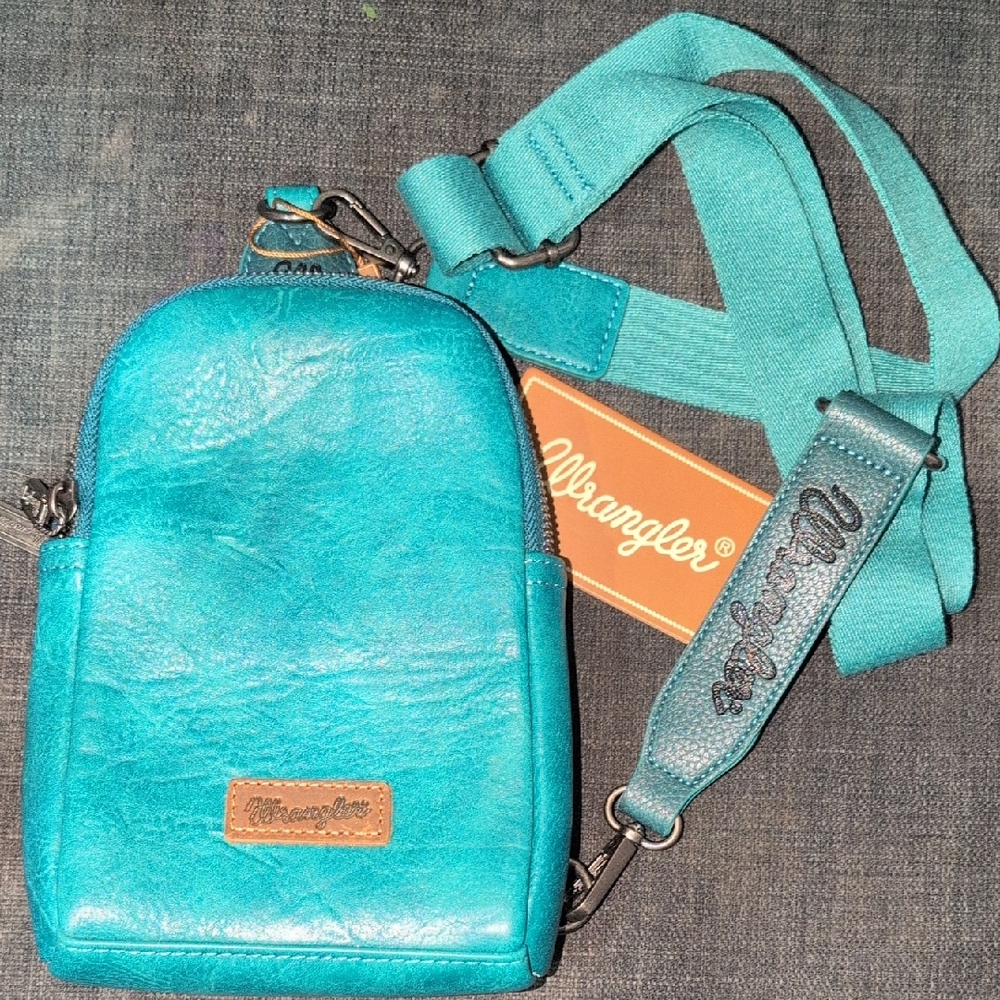 Wrangler Turquoise Crossbody Bag